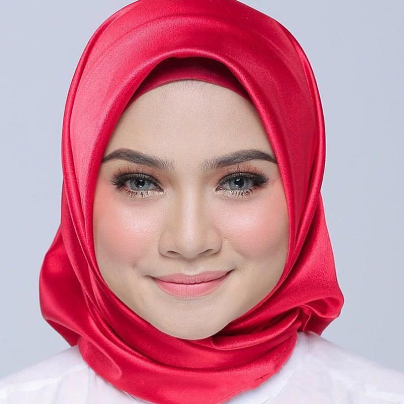 Vermelho hijab 90 x 90 cm