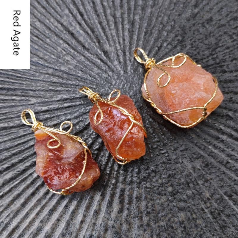 Agate rouge-1pcs