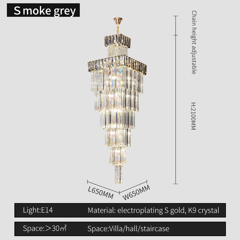 Smoke D65xH210CM Three Colour