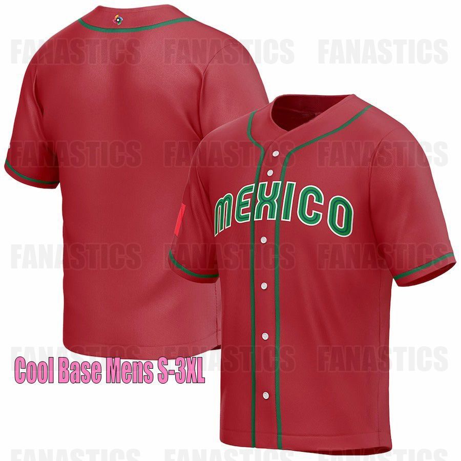 2023 WBC Mexico Team World Baseball Klassiker Jerseys Javier Assad