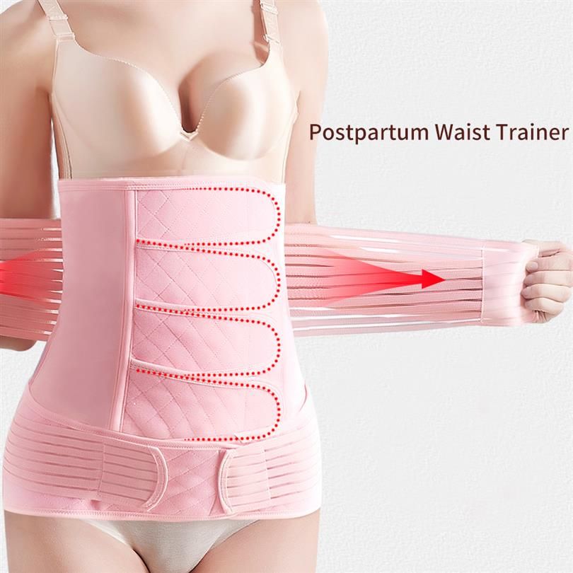 Soutien post-partum récupération ventre Wrap taille bassin ceinture corps  forme postnatale porter enceinte maternité taille Band2114