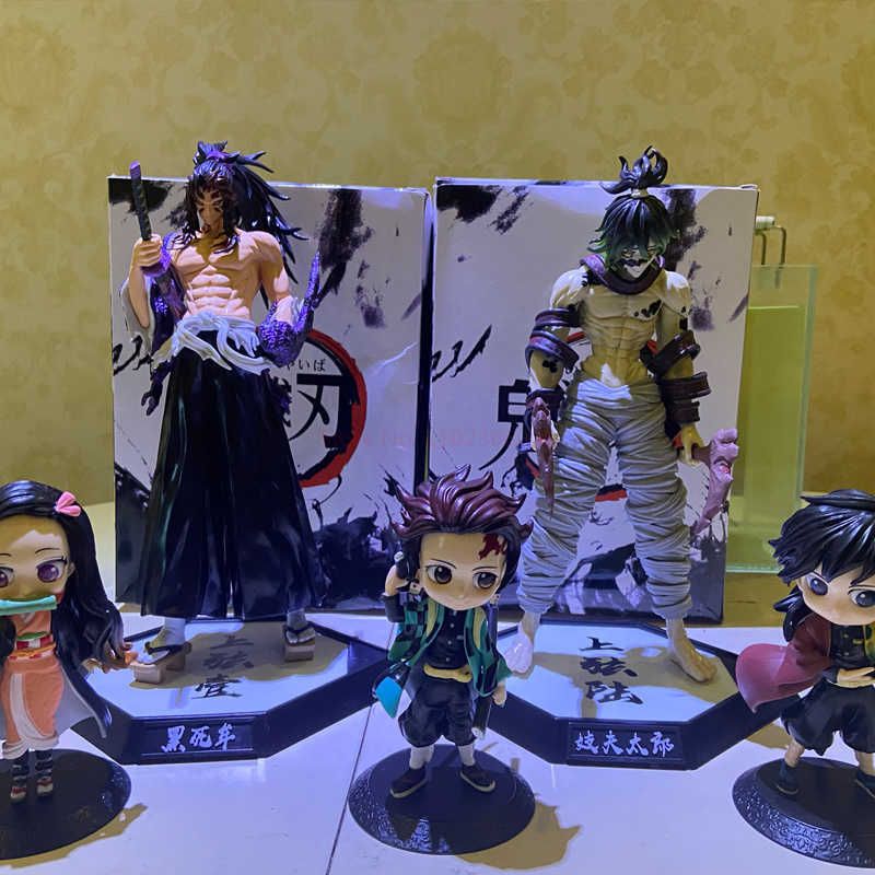 30cm GK Statue Tanjirou Kamado PVC Action Figure Fire Dragon with Led Light  Anime Demon Slayer Kimetsu No Yaiba Toys Figuras