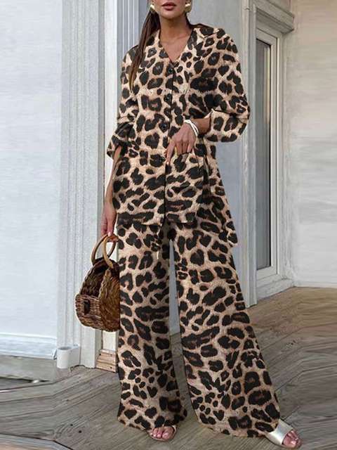 leopard khaki