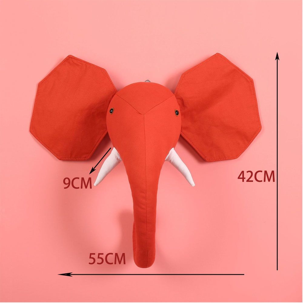 1pcs Elefante laranja