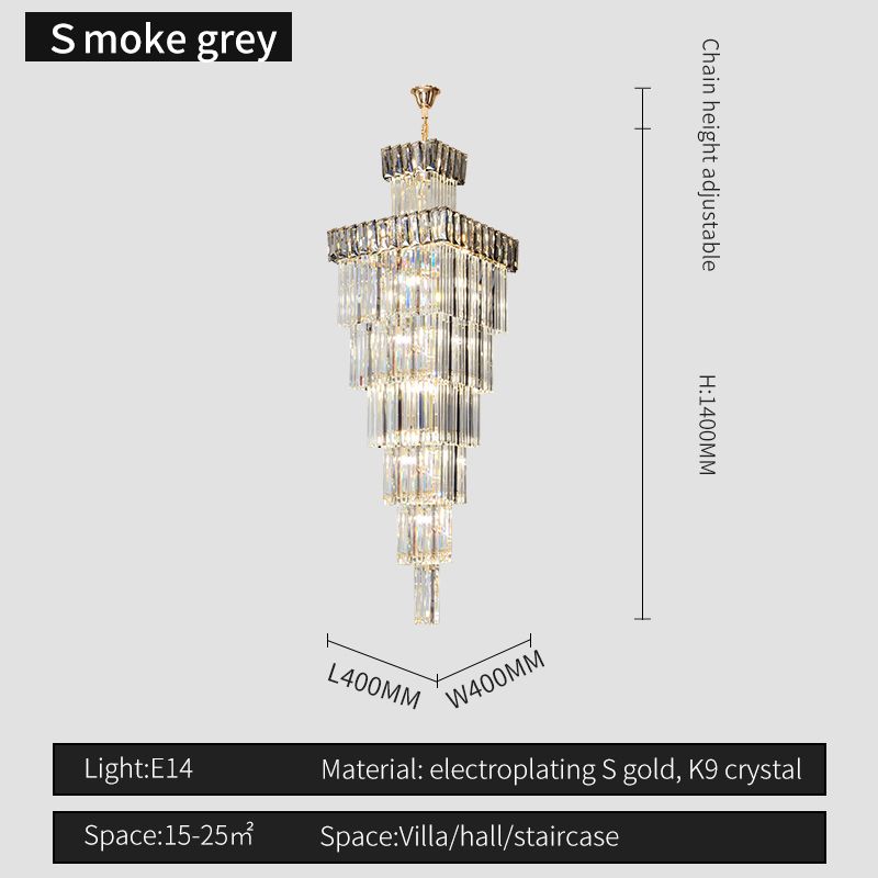 Smoke D40xH140CM Three Colour