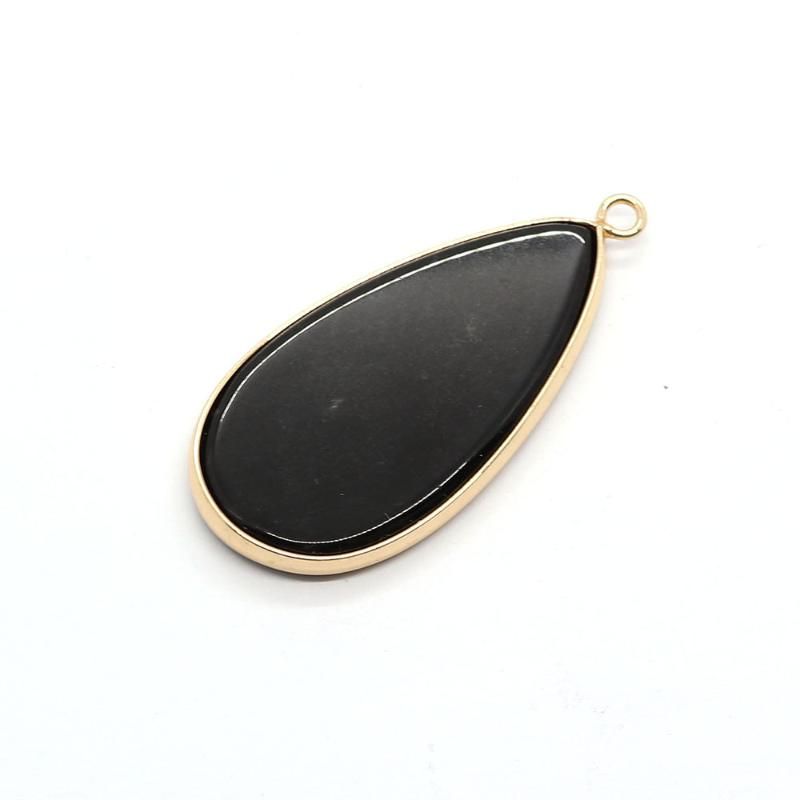 Agate noir-2pcs