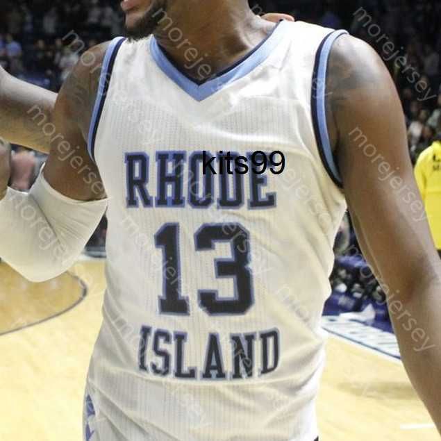 Custom Rhode Island Basketball Jersey NCAA College Fatts Russell Jeff  Dowtin Tyrese Martin Cyril Langevine Calverley Mobley Odom Terrell From  19,65 €