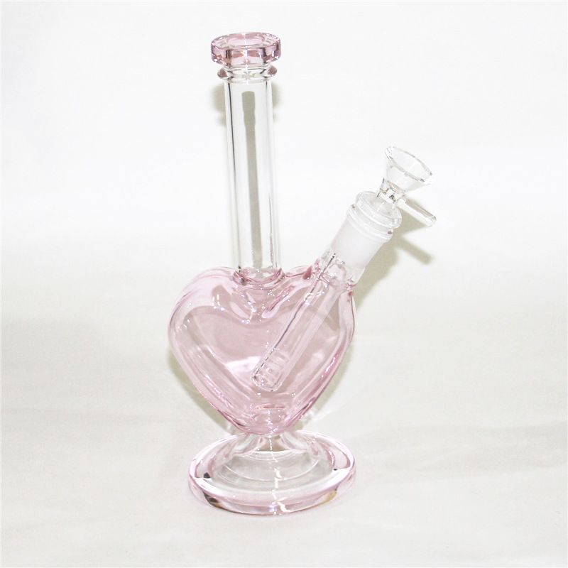 pink color+ clear color glass bowl