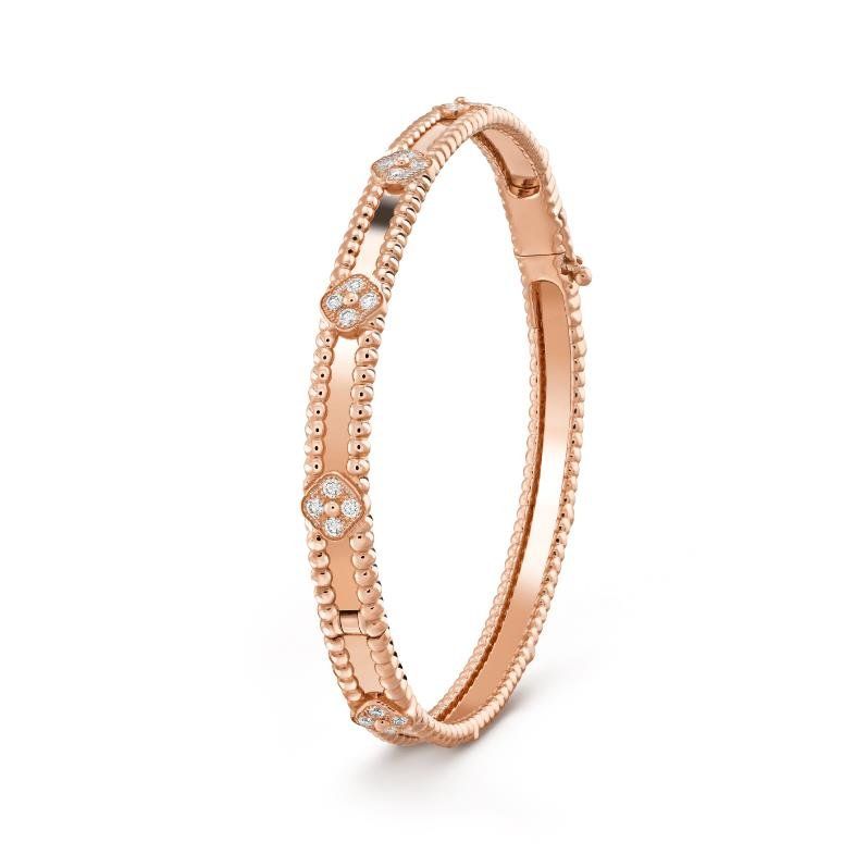 Bracciale d'oro rosa (dimensione: 16)