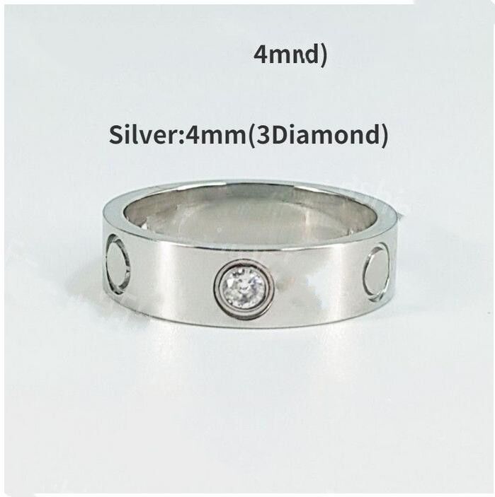 Diamante de banda de prata