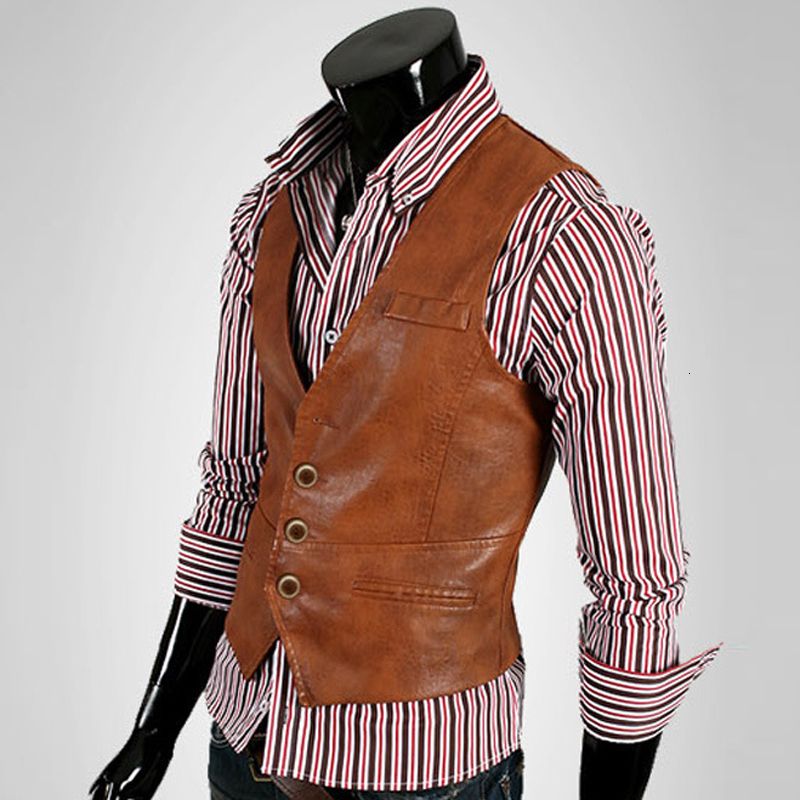 gilet marron seulement