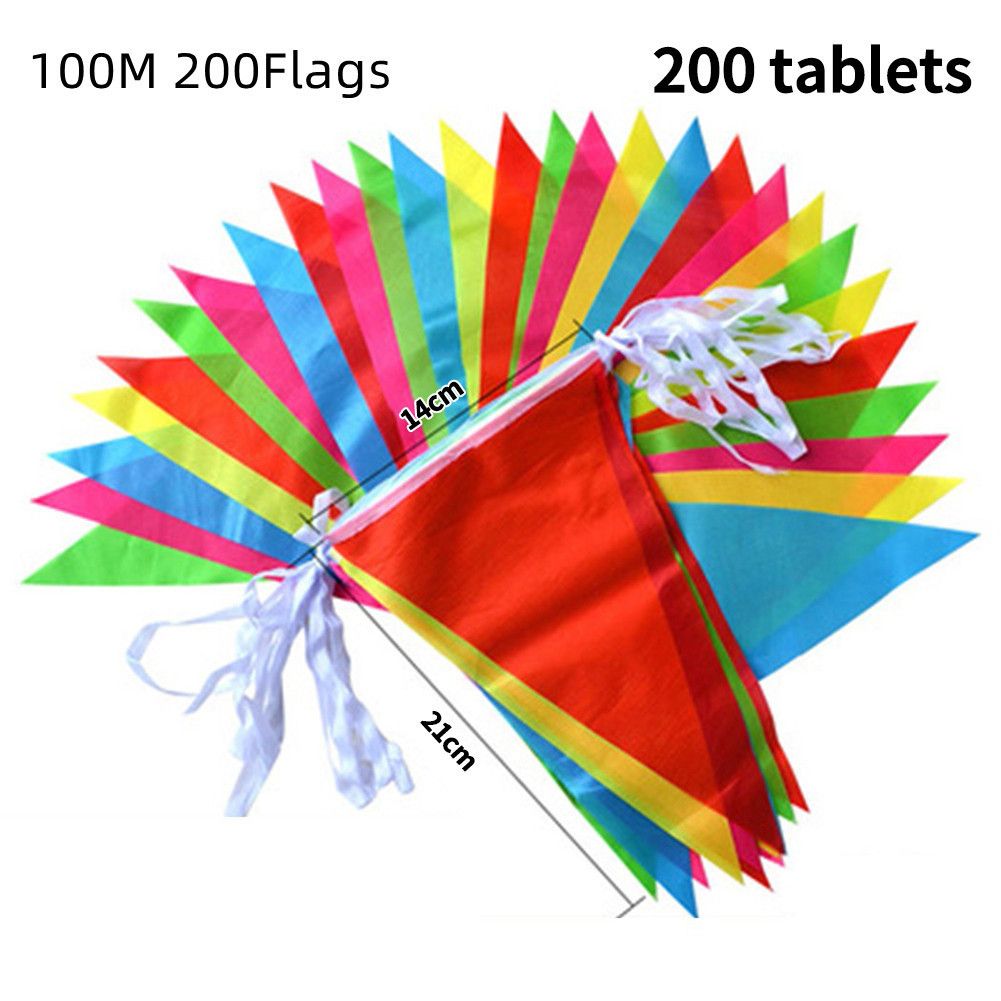 100m 14x21cm 200flag