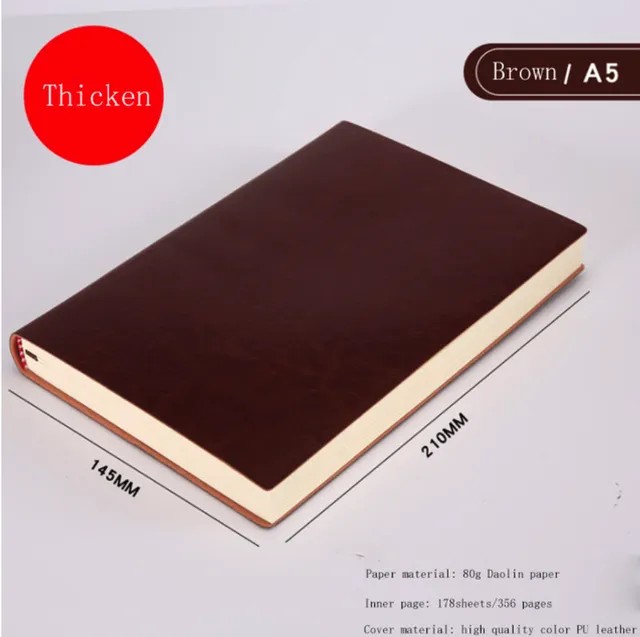 A5 Thicken Brown