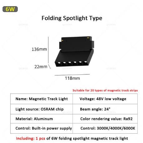 6W Folding Spotflow