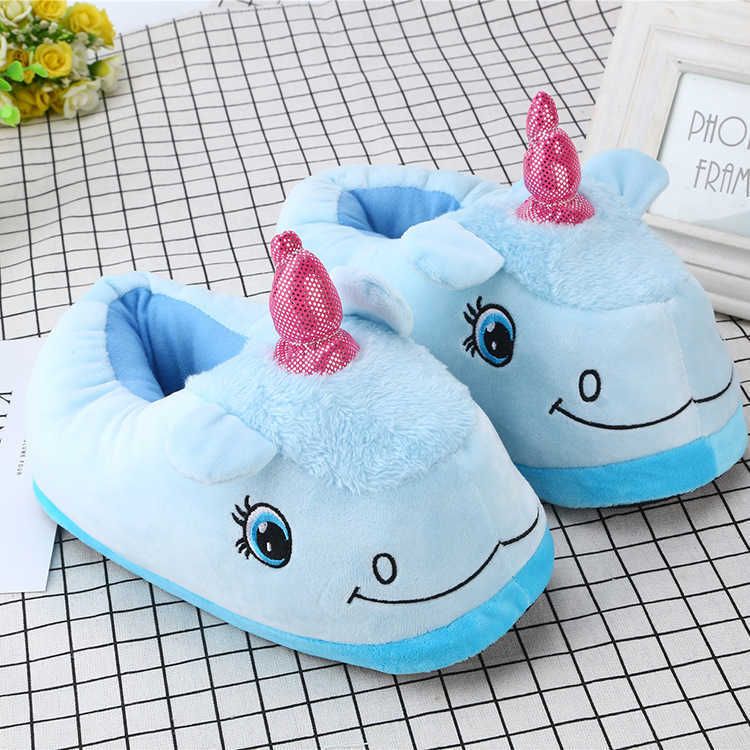 blue slippers