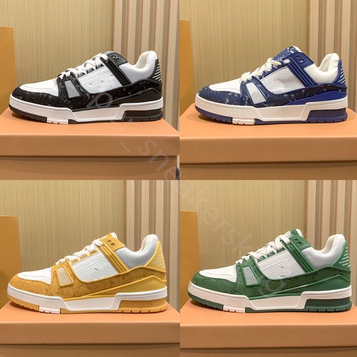 Designer Sneakers Classic Men Trainer Casual Shoes Vintage Platform  Trainers Denim Monograms Shoes Rubber Canvas Leather Sneaker Size 35 45  From Super_sneakersking, $60.78