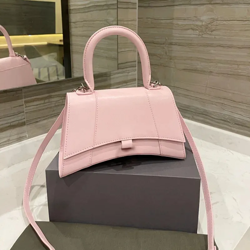 pink leather-silver l0g