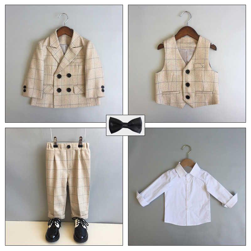 khaki 5pcs sets