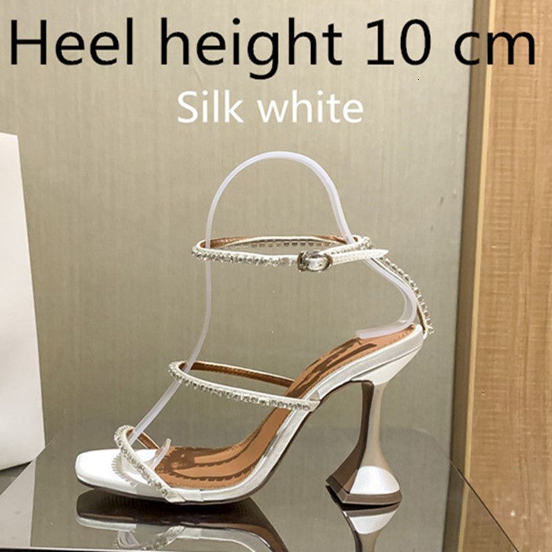 satin blanc 10 cm