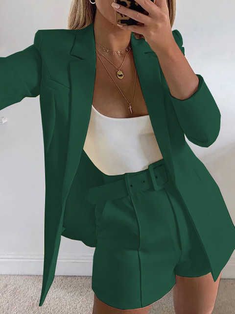 green blazer