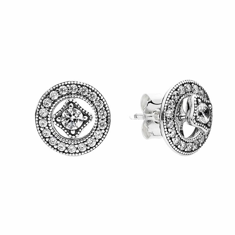 Boucle d'oreille en argent + boîte