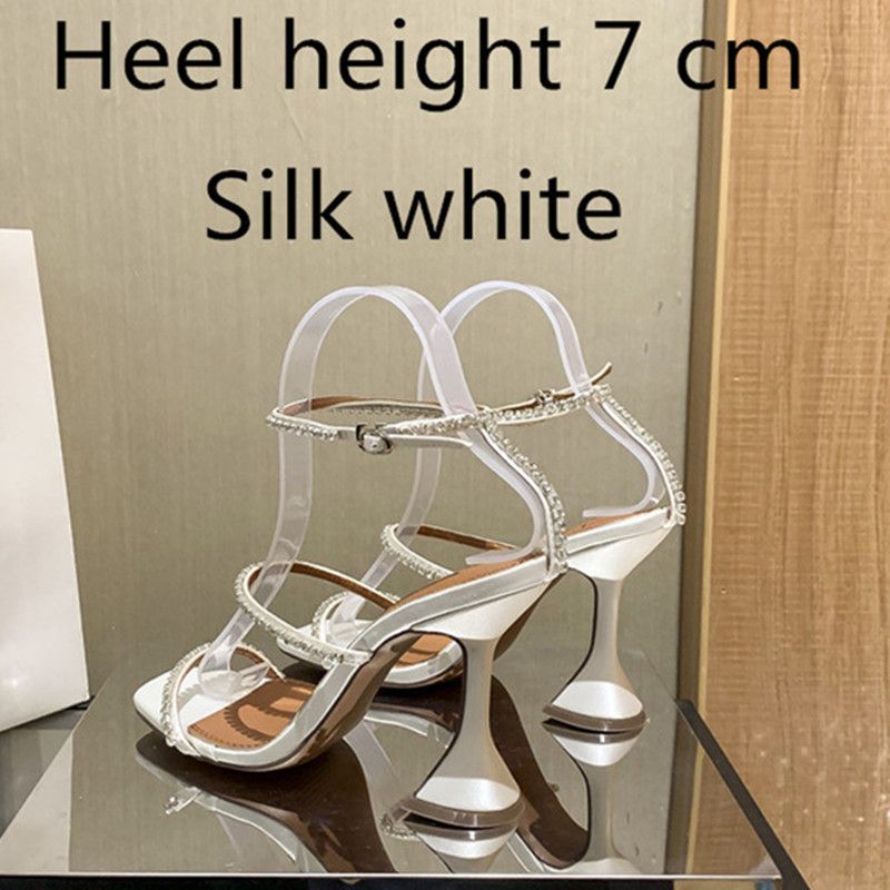 Satin blanc 7cm