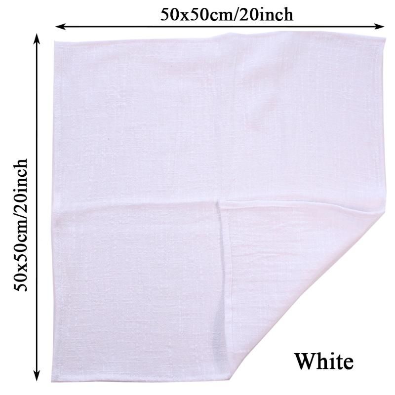 10PC 50x50cm white