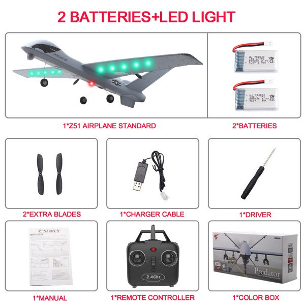 LED 2 batterifärg