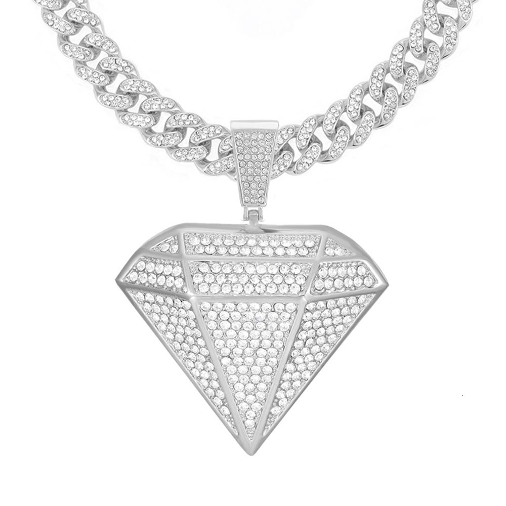 Collier en argent B-18inch (45cm)