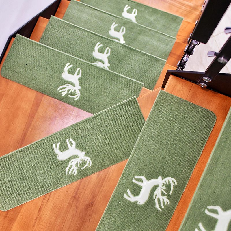 Green Elk Print