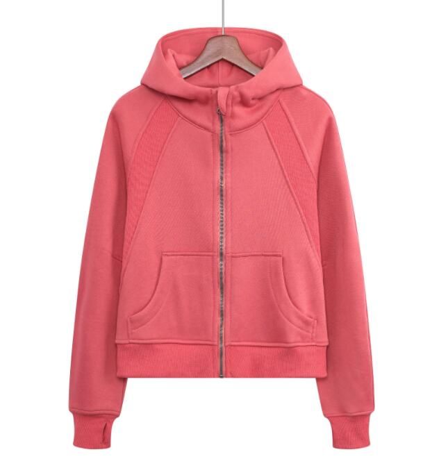 full zip watermelon red