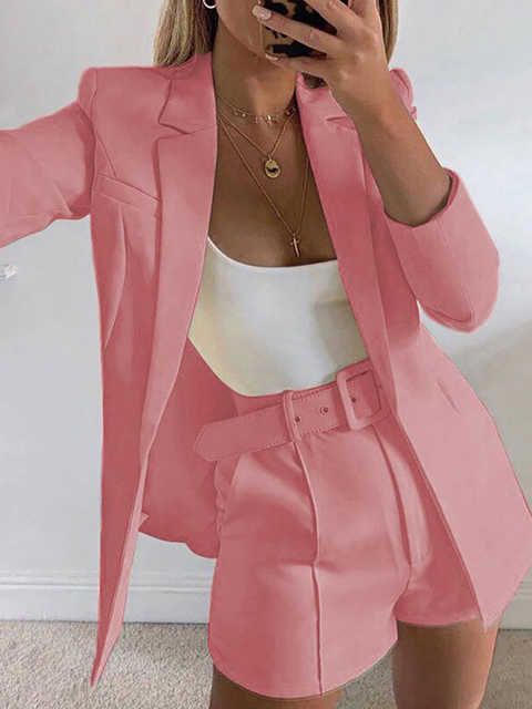 dark pink blazer