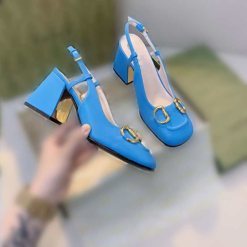 high heel 7.5cm Blue