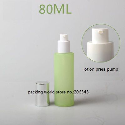 green lotion pump