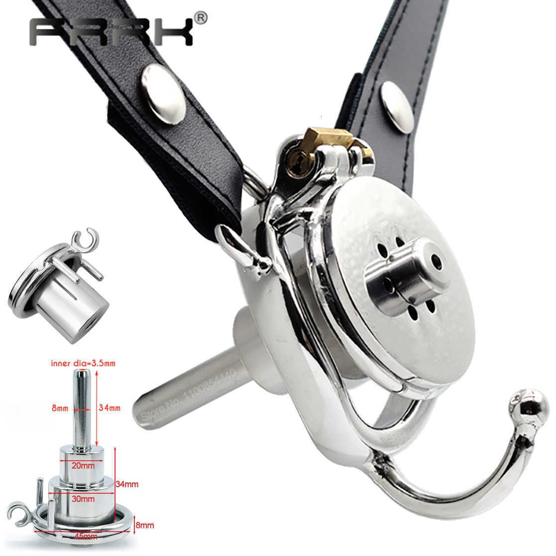 Stainless Steel Inverted Plugged Small Short Male Chastity Device Metal Cock Cage Penis Lock Adult BDSM Slave Games Men Sex Toys From Sextoy_007, $16.11 DHgate