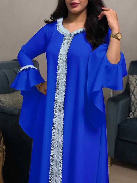 Blue abaya