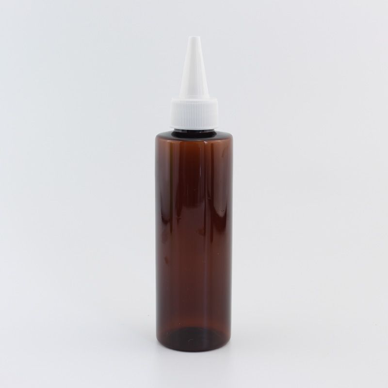 Garrafa de 150ml Brown plástico branco