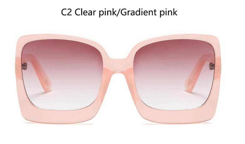 c2 clear pink farme