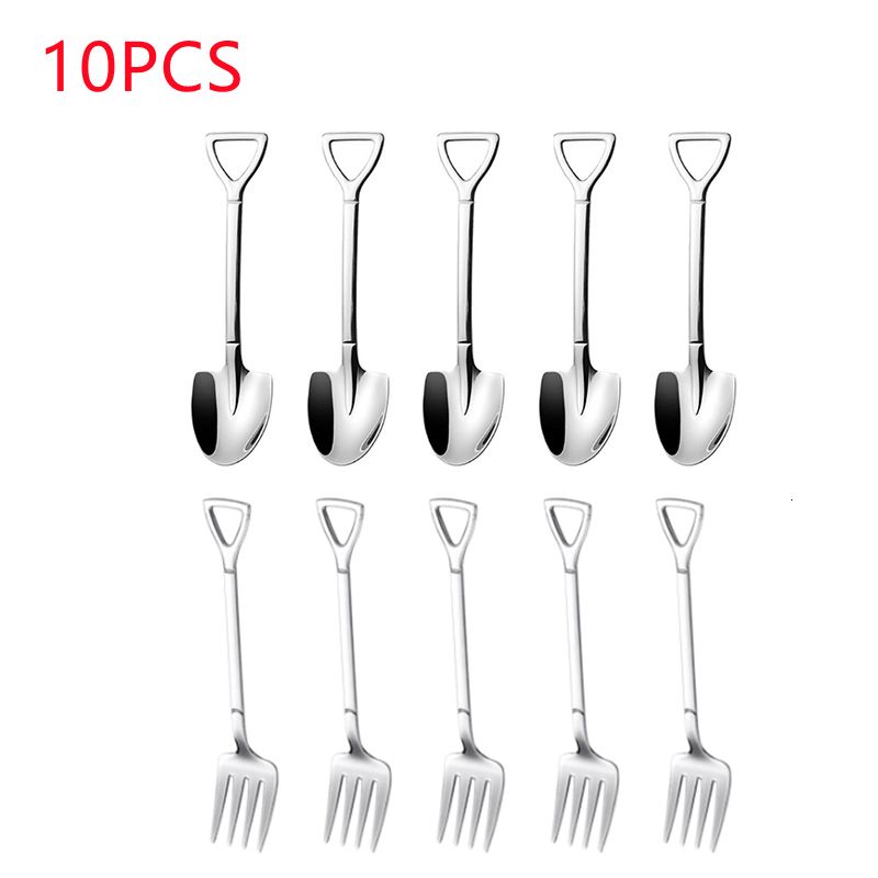 10pcs Spoon Fork