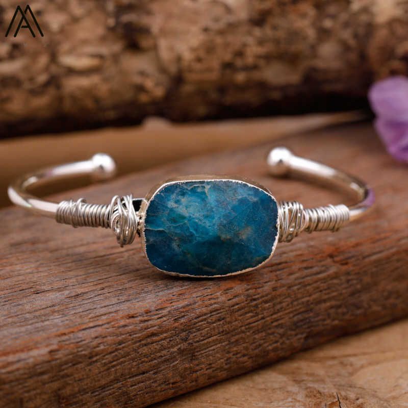 Blue Apatite Silver