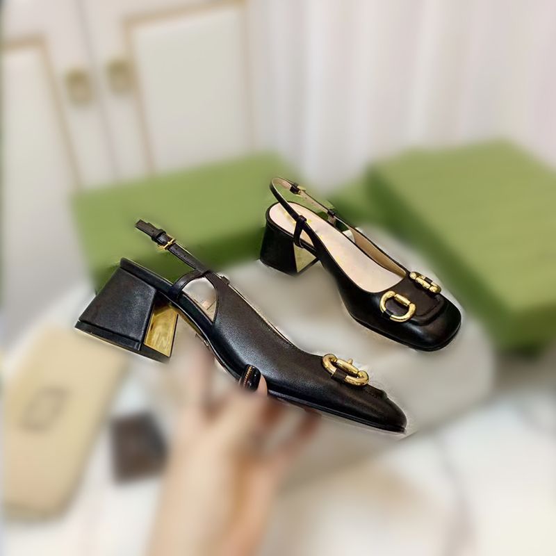 middle heel 5.5cm Black
