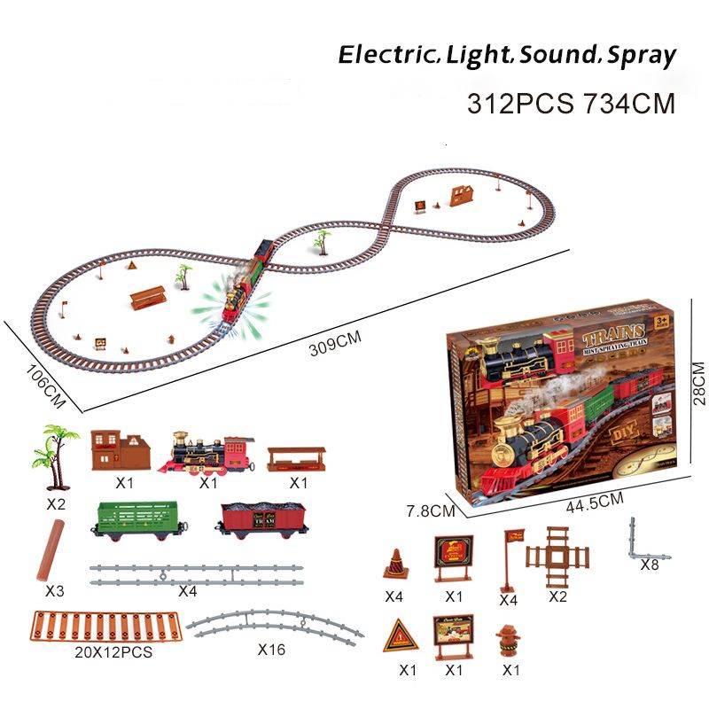 Trein STEAM 312pcs