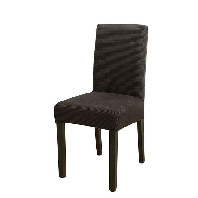 Couverture de chaise noire 1pcs