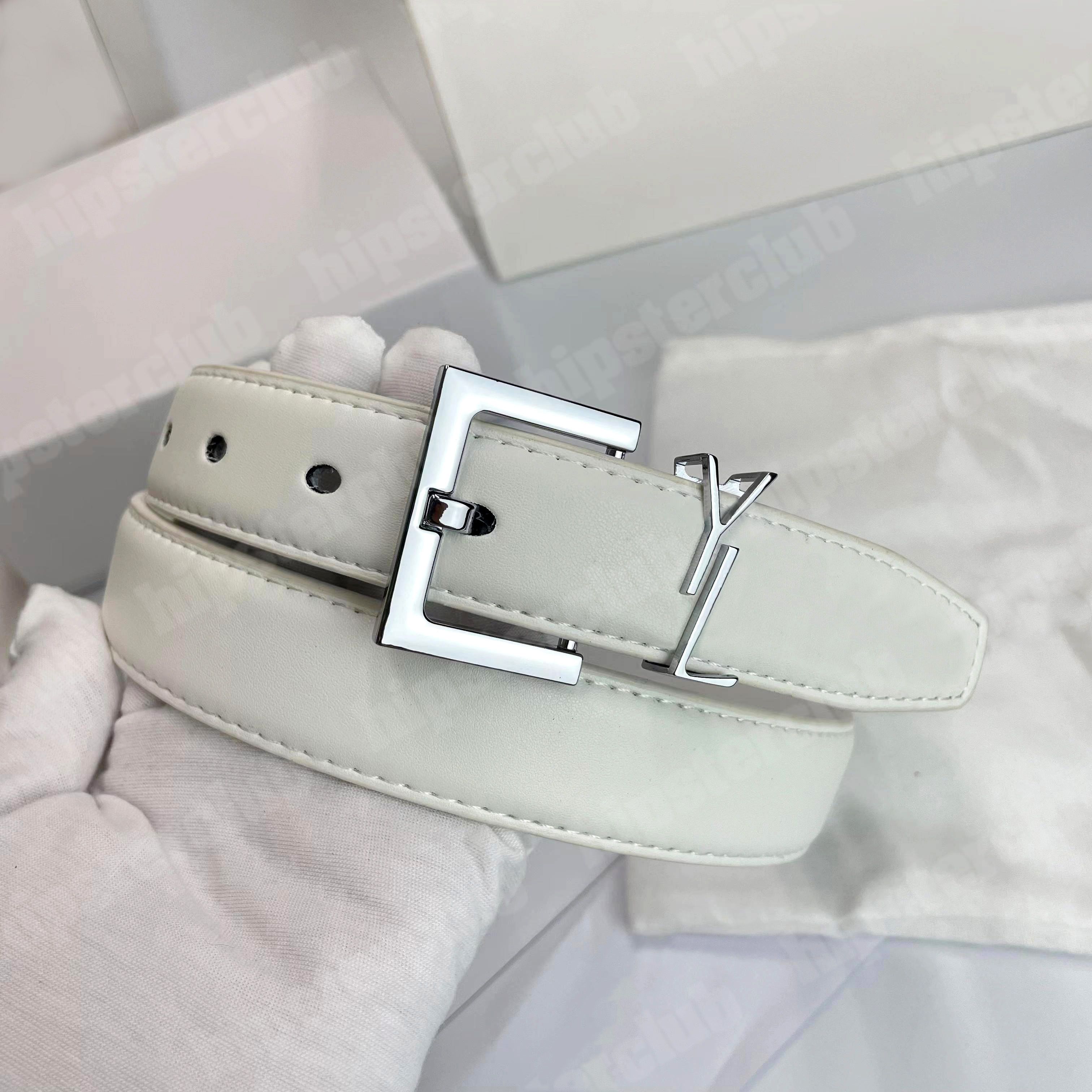 Silver Buckle + White