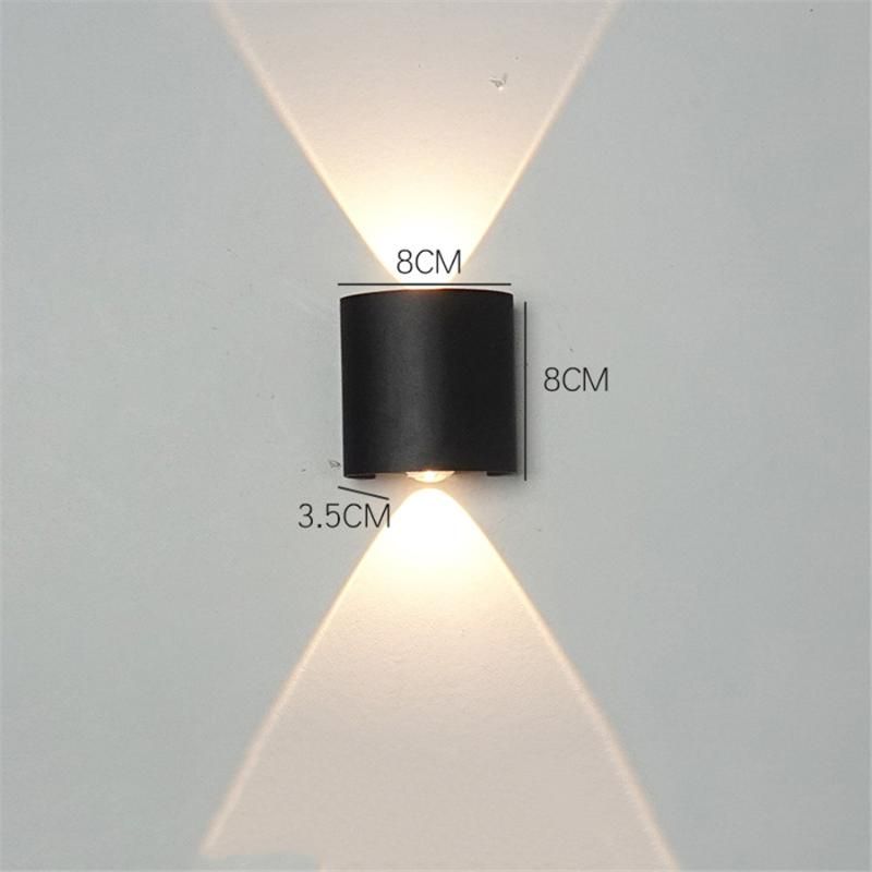 2W Black Body With Motion Sensor Warm