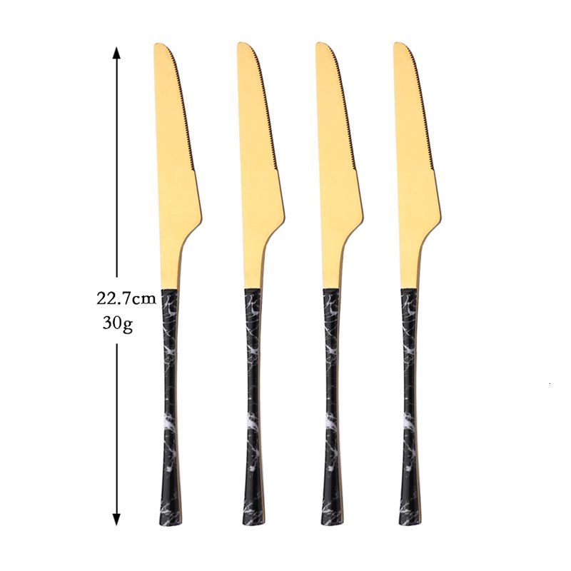 4pcs dinner knife a