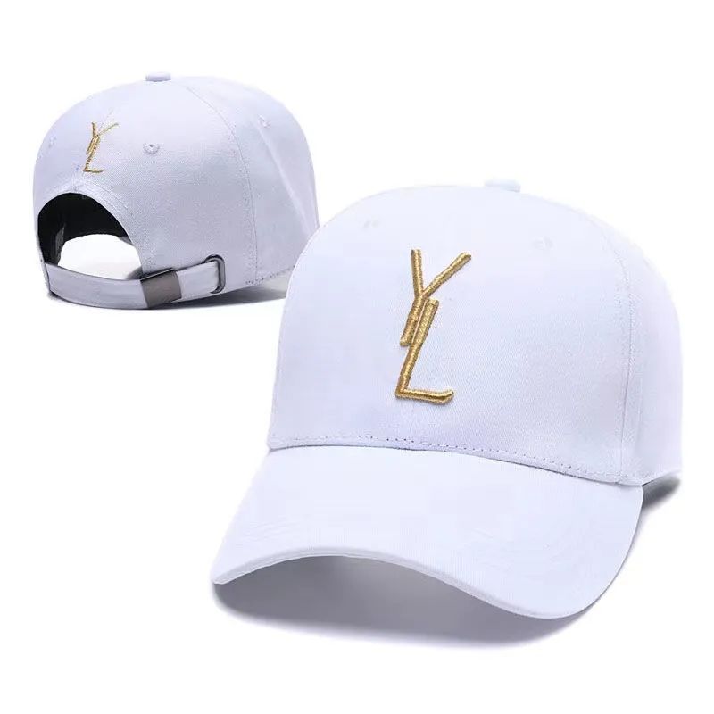 White hat and golden logo