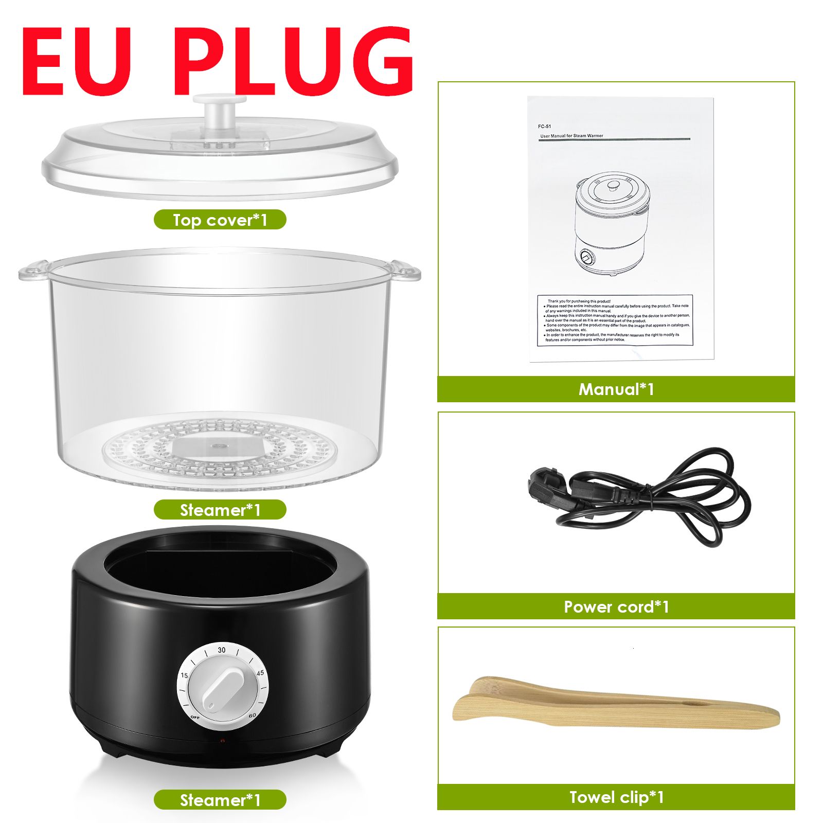 EU-plugg svart