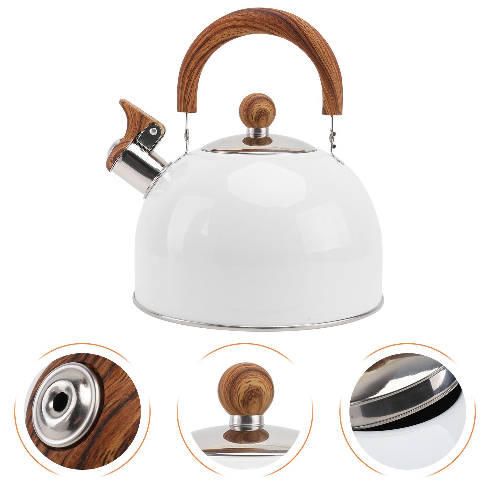 Water Bottles Kettle Tea Whistling Teapot Stove Pot Stovetop Steel