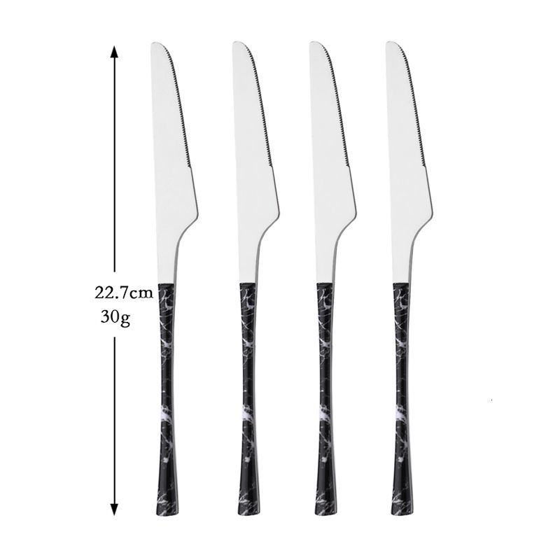 4pcs dinner knife b